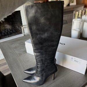 Aldo black tall boots